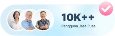 10K++ Pengguna Jasa Puas